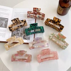 4 PCS Acetate Hair Claw